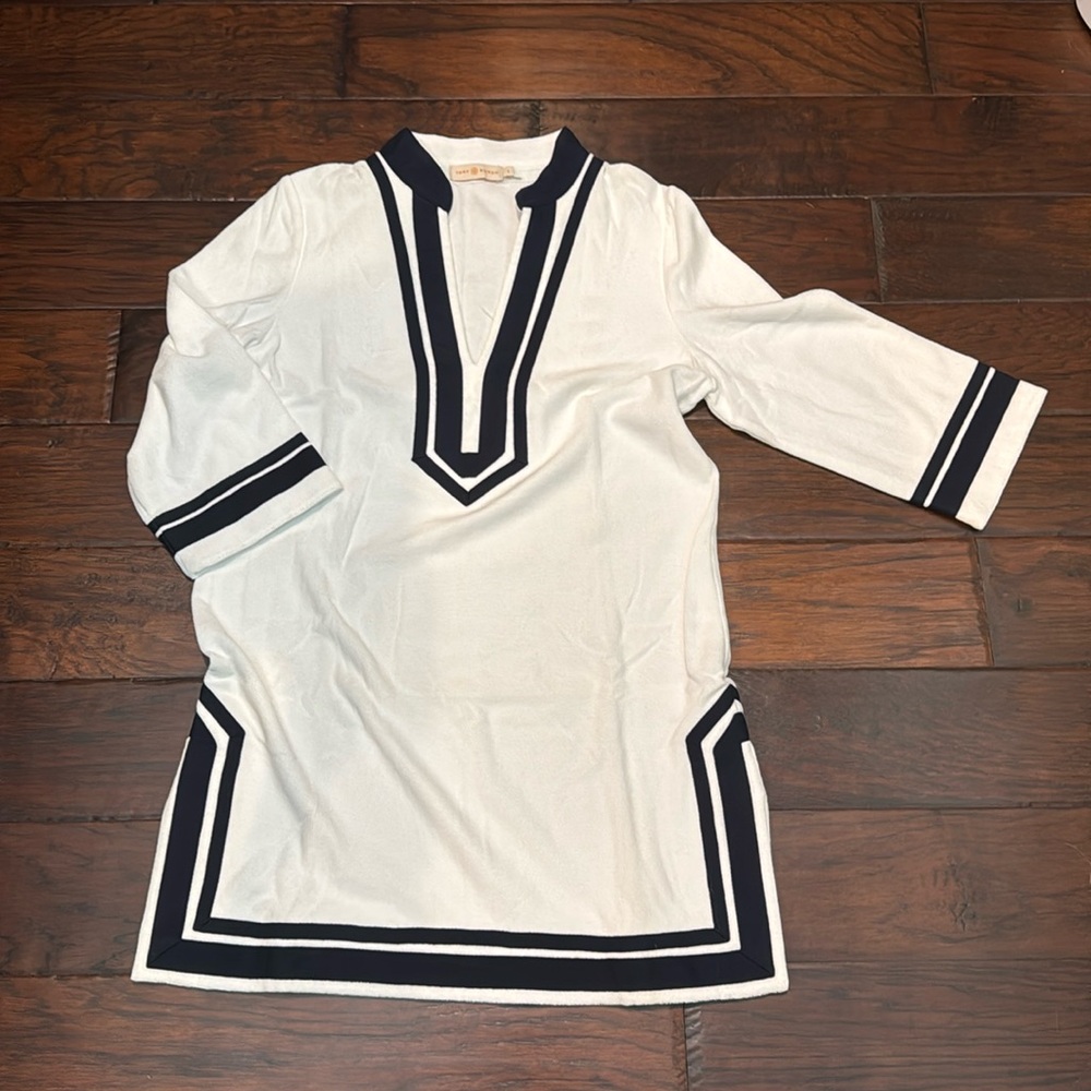 Tory Burch Terry Swim Tunic S never worn